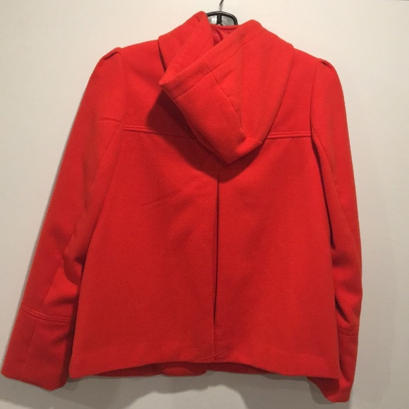 H&M Women’s Hooded RED Jacket Size 4 - Picture 11 of 11